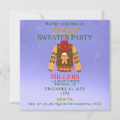 Ugly Sweater Party Einladung (Vorderseite)