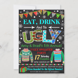 Ugly Sweater Party Einladung