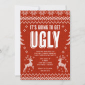 Ugly Sweater Party Einladung (Vorderseite)
