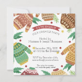 Ugly Sweater Party Einladung (Vorderseite)