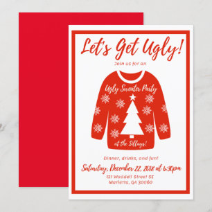 Ugly Sweater Party Einladung