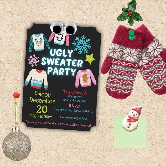 Ugly Sweater Party Einladung