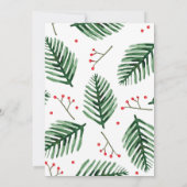 Ugly Sweater Party Einladung Elegante (Rückseite)