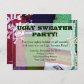 Ugly Sweater Party Einladungen (Vorne/Hinten)