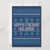 Ugly Sweater Party Einladungen (Rückseite)