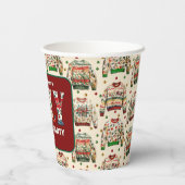 Ugly Sweater Party Pappbecher (Rückseite)