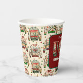 Ugly Sweater Party Pappbecher (Vorderseite)