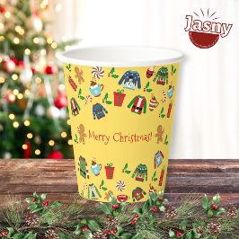 Ugly Sweater Party Pappbecher