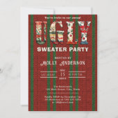 Ugly Sweater Party Save the Date (Vorderseite)
