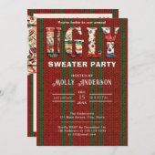 Ugly Sweater Party Save the Date (Vorne/Hinten)