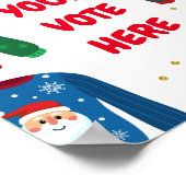 Ugly Sweater Party Sign Poster (Ecke)