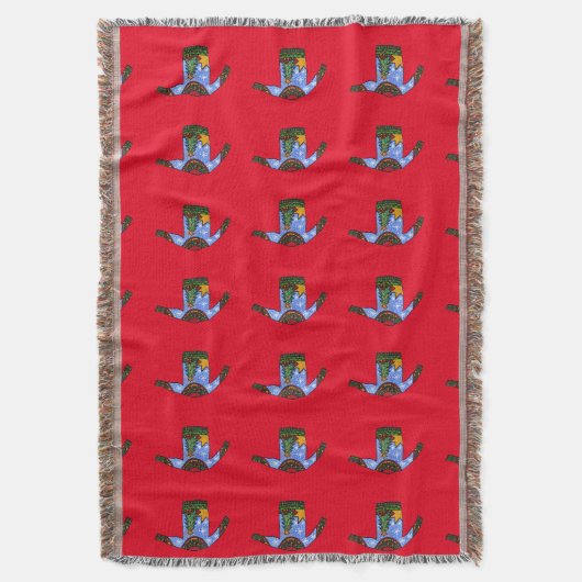 Ugly Sweater Party Throw Decke (Vorderseite Vertikal)