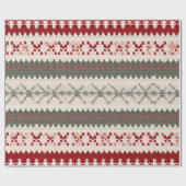 UGLY SWEATER PATTERN GESCHENKPAPIER (Flach)