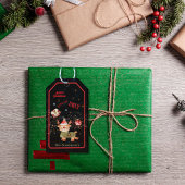 Ugly Sweater Reindeer Holiday Geschenkanhänger