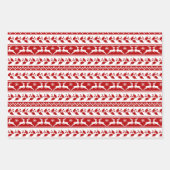 Ugly Sweater Rentier & Christmas Tree Geschenkpapier Set (Vorderseite 2)