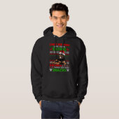 Ugly Sweater Rottweiler sie sehen dich essen Chris Hoodie (Vorne ganz)