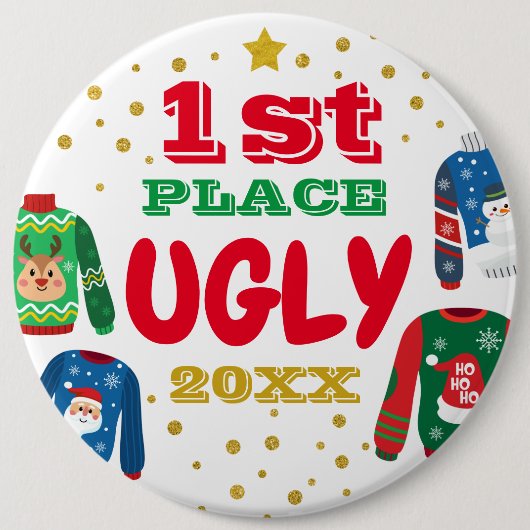 Ugly Sweater Round Button, Colossal, 1,8 mm Button (Vorderseite)
