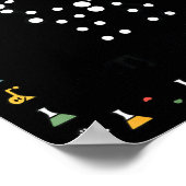 Ugly Sweater Science Christmas Chemistry Teacher M Poster (Ecke)