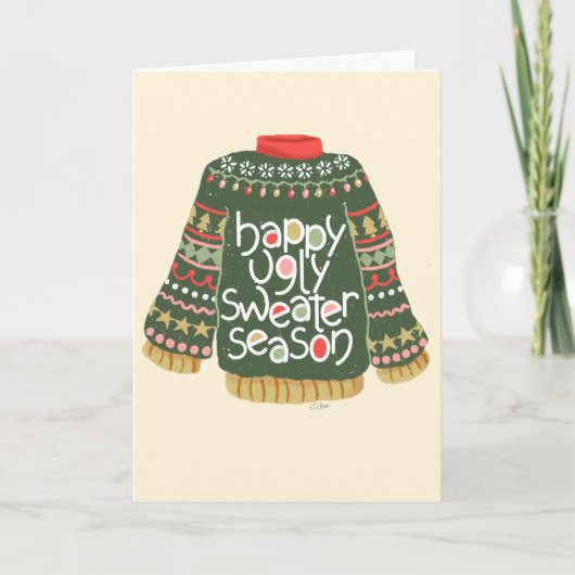 Ugly Sweater Season Karte (Vorderseite)