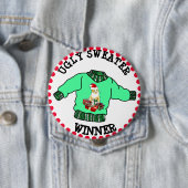 Ugly Sweater Sieger Weihnachtswettbewerb Button (Beispiel)