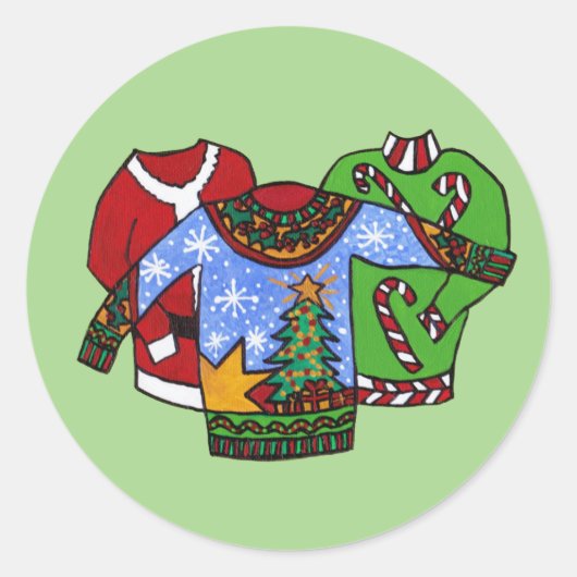 Ugly Sweater Stickers (Vorderseite)