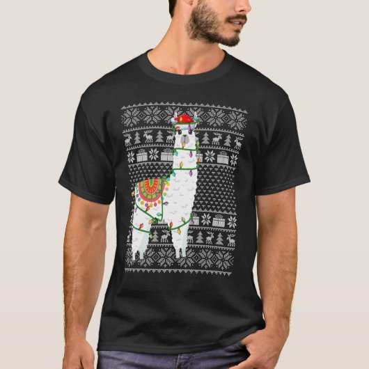 Ugly Sweater Style Weihnachten Weihnachten Weihnac T-Shirt (Vorderseite)
