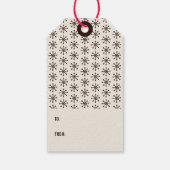 Ugly Sweater Weather Holiday Essentials Gift Tag Geschenkanhänger (Rückseite)