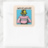 Ugly Sweater Weather Holiday Pop Art Stickers (Tasche)