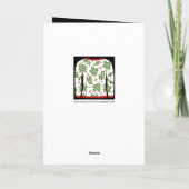 Ugly Sweater Weihnachten Gruß Karte (Rückseite)