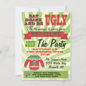 Ugly Sweater Weihnachten Party Einladungen (Rückseite)