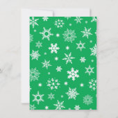 Ugly Sweater Weihnachts-Party Chalk Einladung (Rückseite)