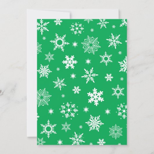 Ugly Sweater Weihnachts-Party Chalk Einladung (Rückseite)