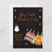 Ugly Sweater Weihnachts-Party Einladungen (Vorderseite)