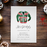 Ugly Sweater Weihnachts-Party Lass uns Ugly holen
