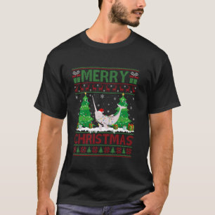 Ugly Sweater Weihnachtsbaum Lighting Narwhal Ugly  T-Shirt