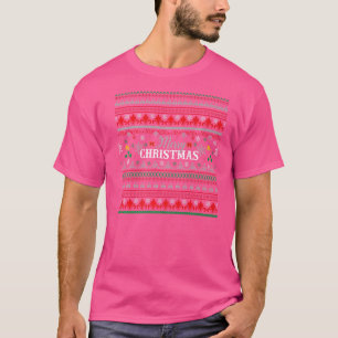Ugly Sweater. Weihnachtsmann Reindeer Snowman Gin T-Shirt