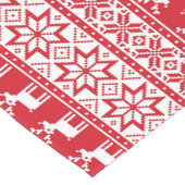 Ugly Sweater Weihnachtsrinder Tischläufer (Ecke)