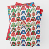 Ugly Sweater Wrapping Paper Flat Sheet Set 3 Geschenkpapier Set (Beispiel)
