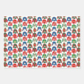 Ugly Sweater Wrapping Paper Flat Sheet Set 3 Geschenkpapier Set (Vorderseite)