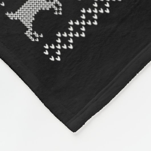 Ugly Sweater Xmas Lights Santa Hammerhead Shark Ch Fleecedecke (Ecke)