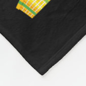 Ugly Sweater Xmas Tree Light Shetland Sheepdog Hun Fleecedecke (Ecke)