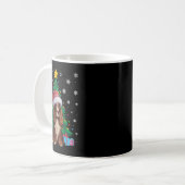Ugly Sweater Xmas Tree Lights Boykin Spanel Dog S Kaffeetasse (Vorderseite Links)