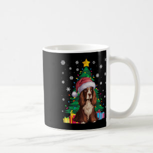 Ugly Sweater Xmas Tree Lights Boykin Spanel Dog S Kaffeetasse