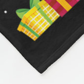 Ugly Sweater Xmas Tree Lights Great Pyrenäen Hund Fleecedecke (Ecke)