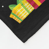 Ugly Sweater Xmas Tree Lights Toy Fox Terrier Dog Fleecedecke (Ecke)