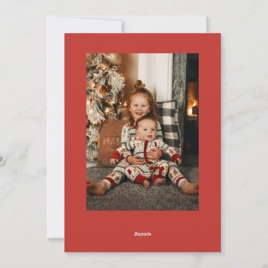 Ugly Sweaters Funny Feiertagskarte (Rückseite)