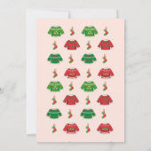 Ugly Sweather Party Einladung (Rückseite)