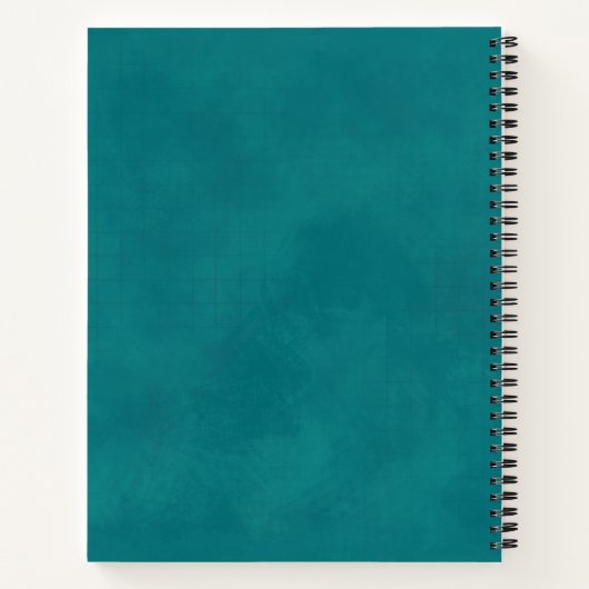 Ugly Thoughts Grunge Self-Care Journal Notizblock (Rückseite)