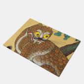 Ugly Tiger Folk Minhwa Fußmatte (Schrägansicht)