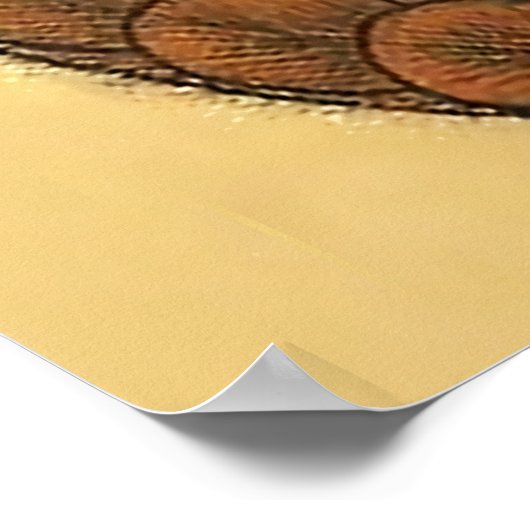 Ugly Tiger Folk Minhwa Poster (Ecke)